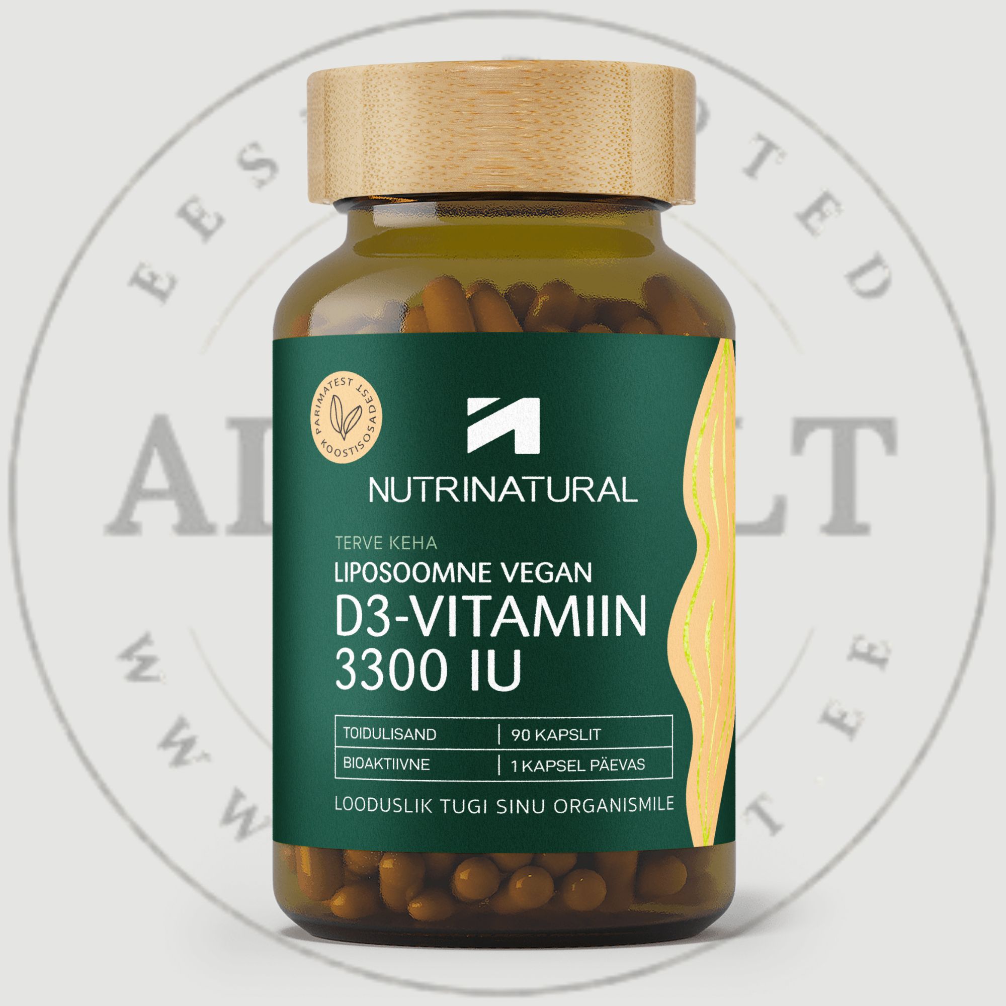 Liposoomne Vegan D3-vitamiin 3300 IU